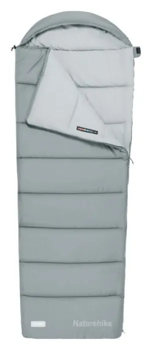 Спальный мешок с капюшоном Naturehike MS500 CNK2350WS023 левый серый