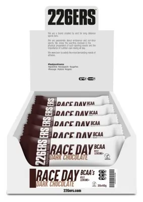 Батончик 226ERS Race Day Energy BCAA чорний шоколад 40г 30шт/уп 1200г