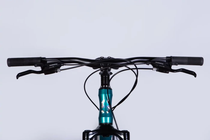 Велосипед AL 27.5" SPACE PHAETON DD FR рама-17" сине-бирюзовый 2026