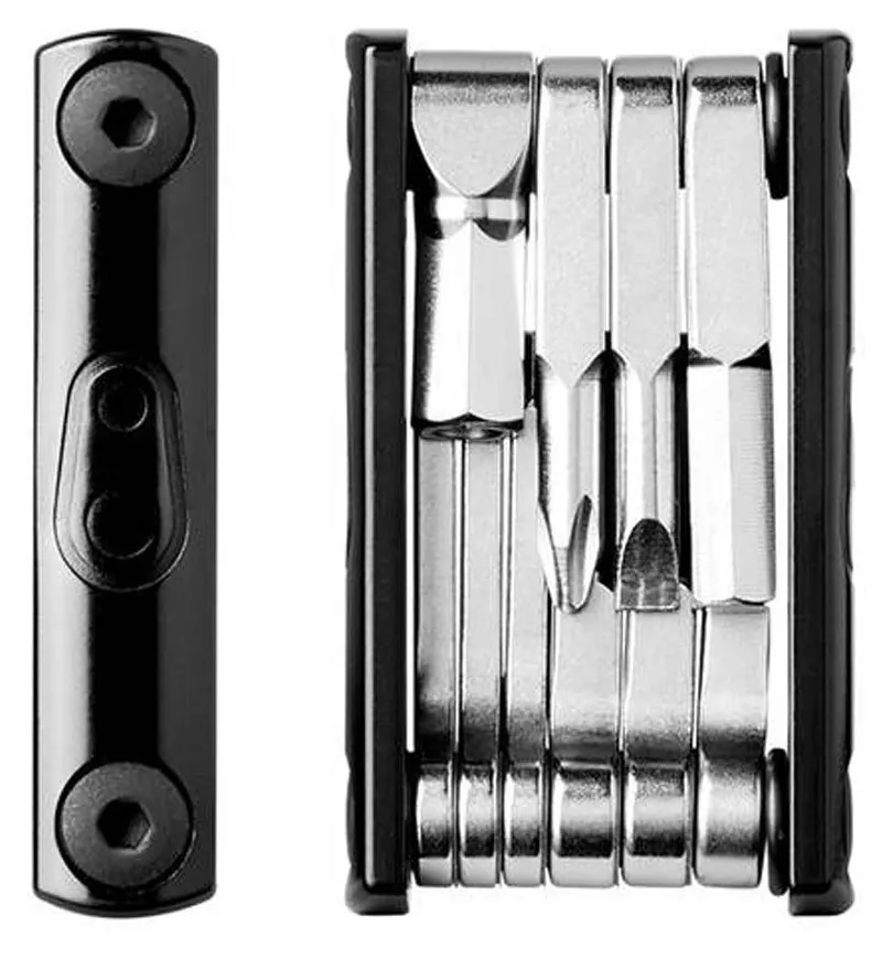 Мультитул для велосипеда Crankbrothers F10 Nickel/black (16090) (black, nickel)
