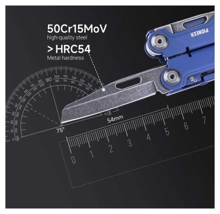 Мультитул Nextorch Pioneer MT20, синій, укр, укр