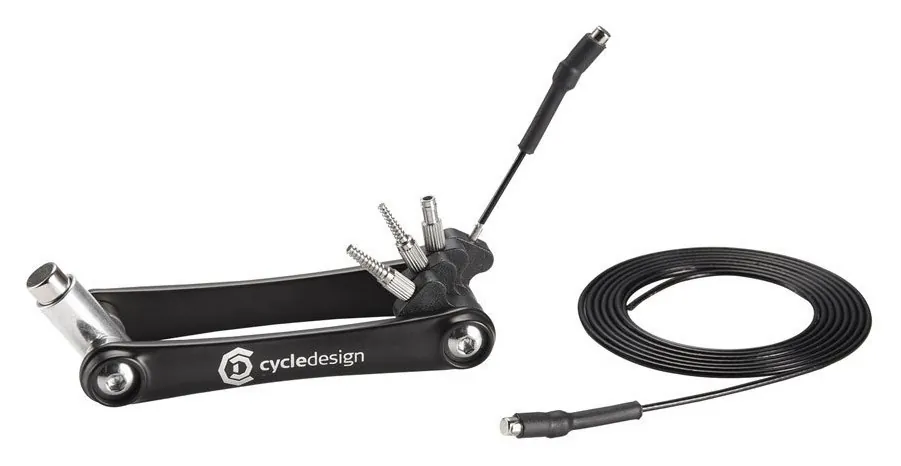 Мультиключ складний для велосипеда Cycledesign CABLE-ROUTING TOOL Black/Nickel (TO0073) (black, nickel)