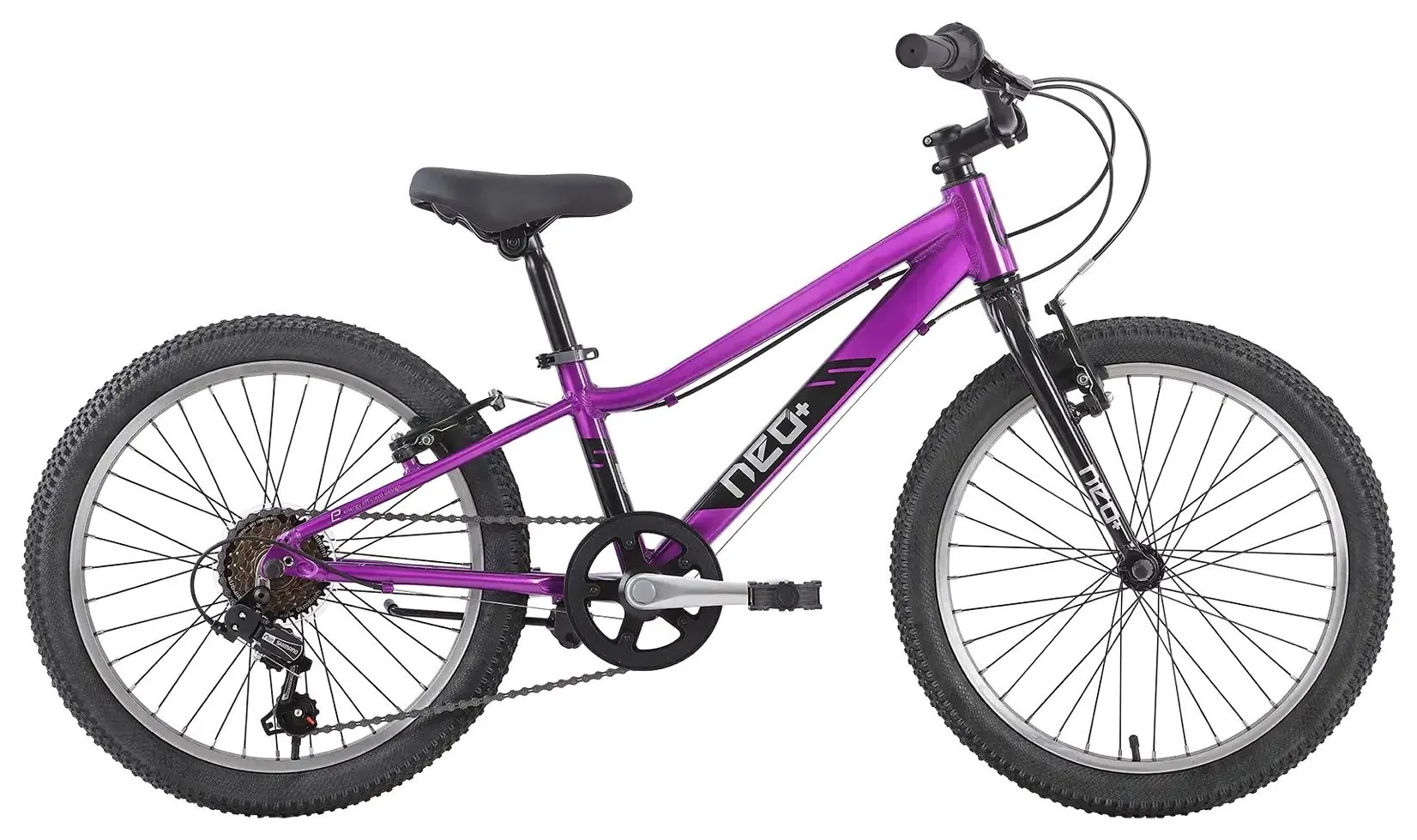Велосипед 20" Apollo NEO 6s girls Chrome Purple (SKE-17-47)