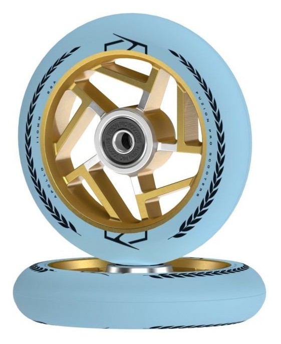 Колесо Fuzion Apollo 24 x 110мм Wheels Blue Gold