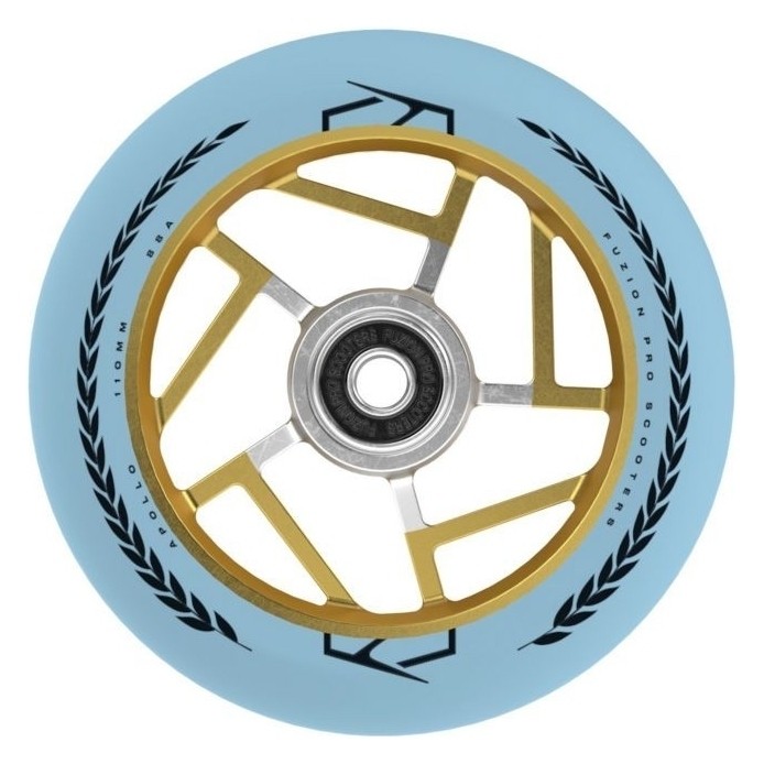 Колесо Fuzion Apollo 24 x 110mm Wheels Blue Gold, укр, укр