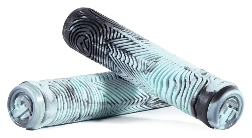 Гріпси для самокату North Industry Pro 160mm - Black/Ice Blue Swirl (FRD.047164)