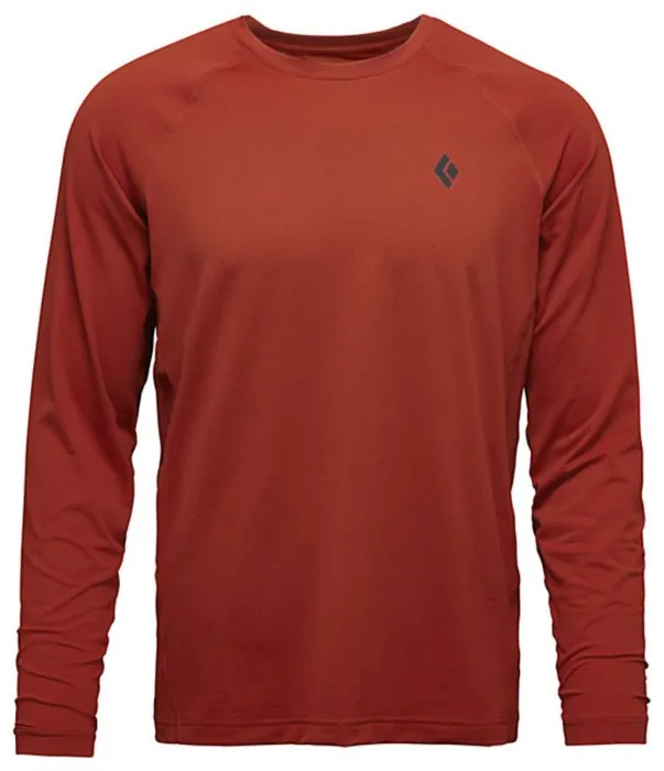 Футболка с длинным рукавом мужская Black Diamond M Alpenglow LS Crew, Burnt Sienna, L