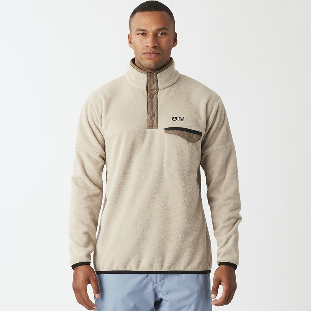 Picture Organic реглан флисовый Arcca 1/4 pure cashmere L