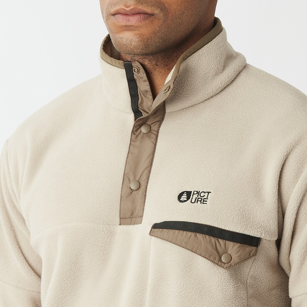 Picture Organic реглан флисовый Arcca 1/4 pure cashmere L