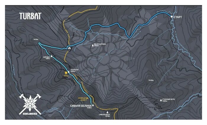 Шарф-повязка Turbat Edelweiss Scarf