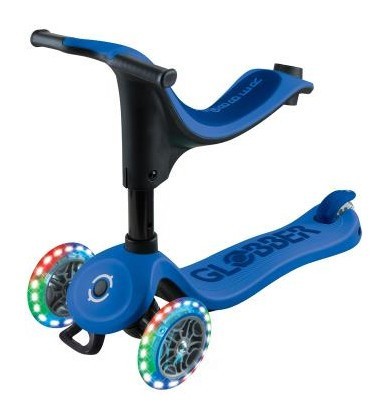 Самокат GLOBBER серії GO UP SPORTY 360 синій, до 20/50кг 1+, колеса з підсвіткою