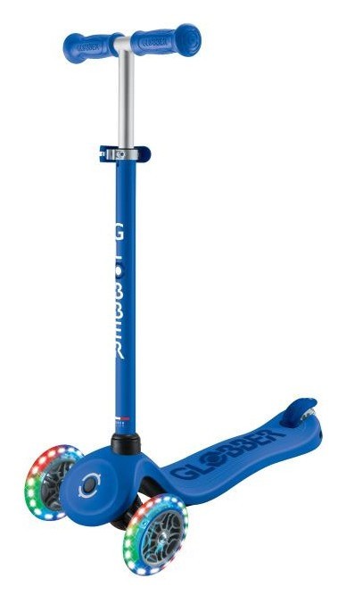 Самокат GLOBBER серії GO UP SPORTY 360 синій, до 20/50кг 1+, колеса з підсвіткою, укр, укр