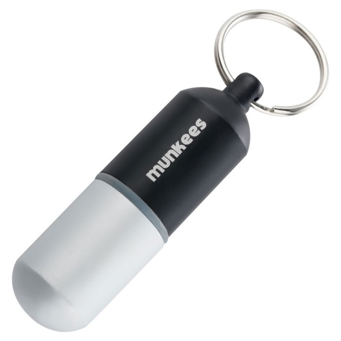 Munkees 3627 брелок Waterproof Capsule Large черный