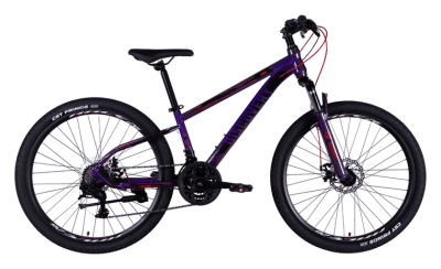 Велосипед ST 26" Discovery TREK DD FR рама-13" фиолетовый 2025