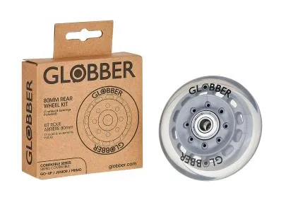 Запчастина до самокатів GLOBBER серій PRIMO/GOUP/JUNIOR Колесо задне  80мм (DWT_538-008)