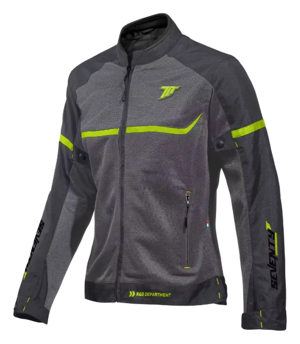 Мотокуртка Seventy JR30.2 MOJAVE LADY Grey Yellow S