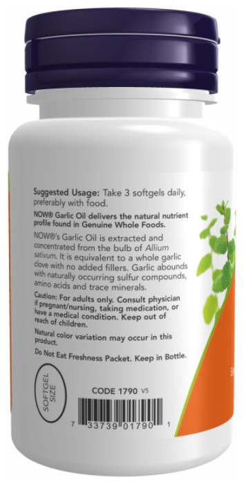 Garlic Oil 1500mg - 100 sgels