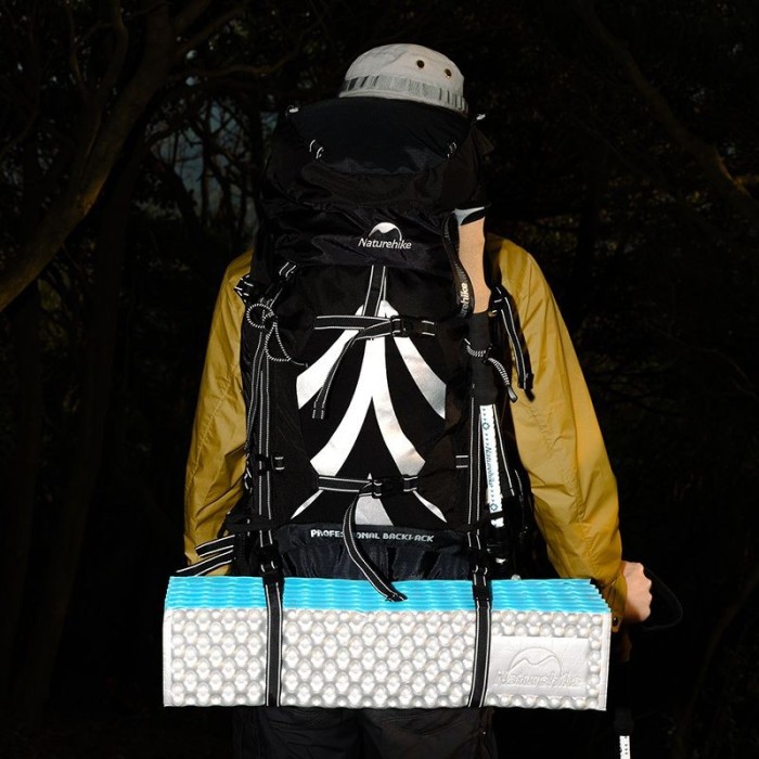 Рюкзак туристичний Naturehike NH70B070-B, 70 л + 5 л, світло-коричневий, укр, укр