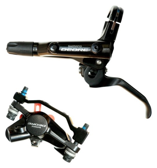 Гальмо диск. гідравл. SHIMANO DEORE BL-M6000 R750мм торм.ручка, каліпер, адаптер зад, укр