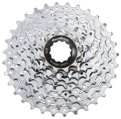 Кассета 9-k 11-32T SUN RACE M90 MTB, Zinc