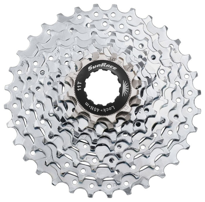 Кассета 9-k 11-32T SUN RACE M90 MTB, Zinc