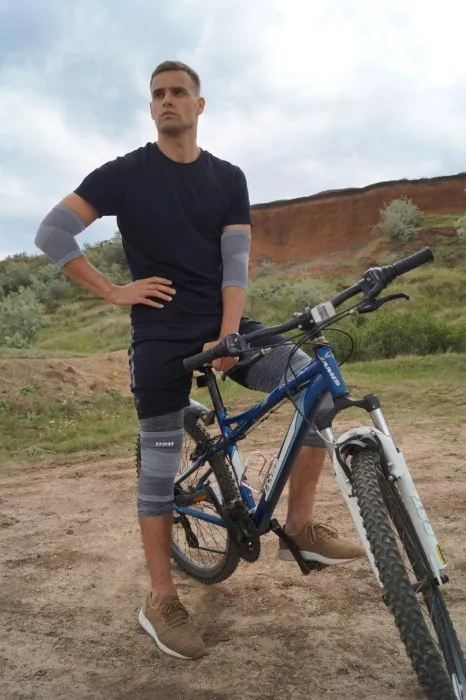 Наколінники Power System PS-6002 Knee Support Grey (пара) XL