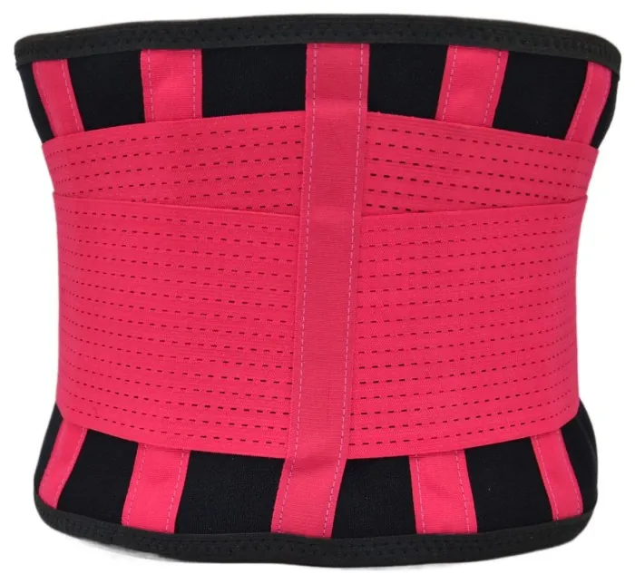 Пояс компрессионный MadMax MFA-277 Slimming belt Black/rubine red L
