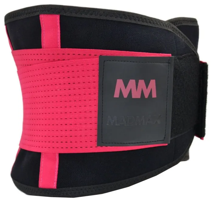 Пояс компрессионный MadMax MFA-277 Slimming belt Black/rubine red L