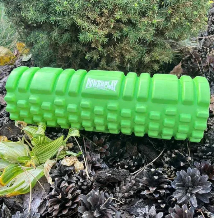 Массажный ролик (роллер) PowerPlay 4342 Massage Roller Зеленый (30x10см.)