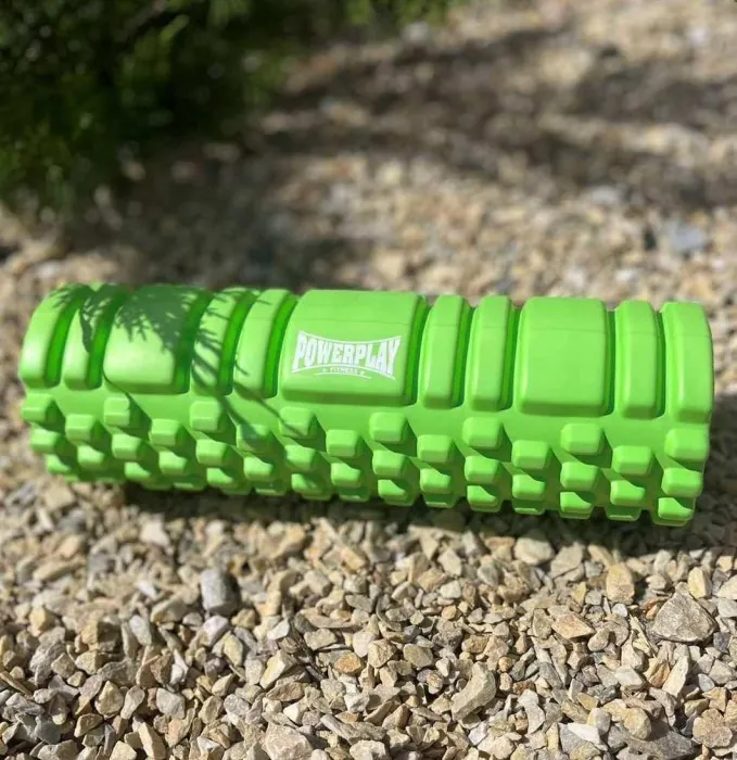 Массажный ролик (роллер) PowerPlay 4342 Massage Roller Зеленый (30x10см.)