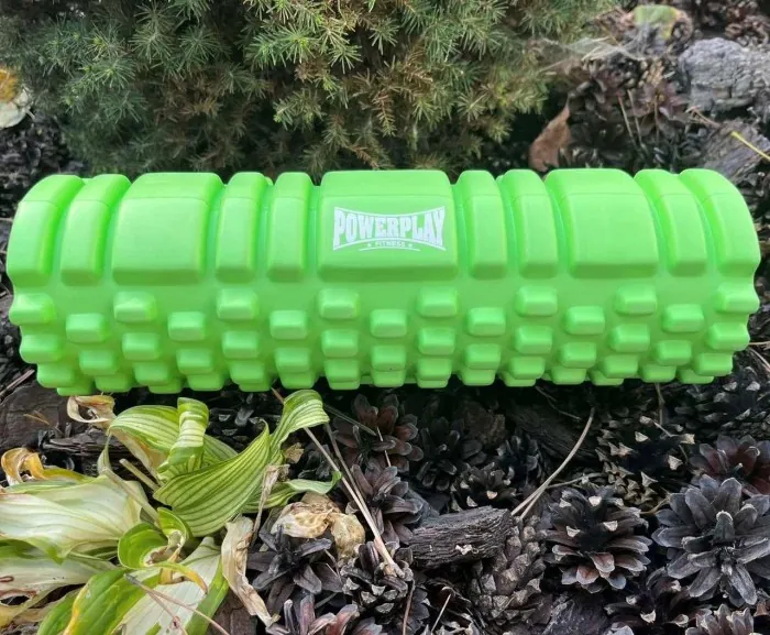Массажный ролик (роллер) PowerPlay 4342 Massage Roller Зеленый (30x10см.)