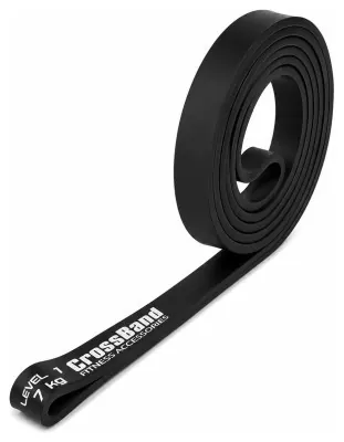 Еспандер-петля (гумка для фітнесу та кроссфіту) PowerPlay 4115 Power Band Чорна (2-7kg)