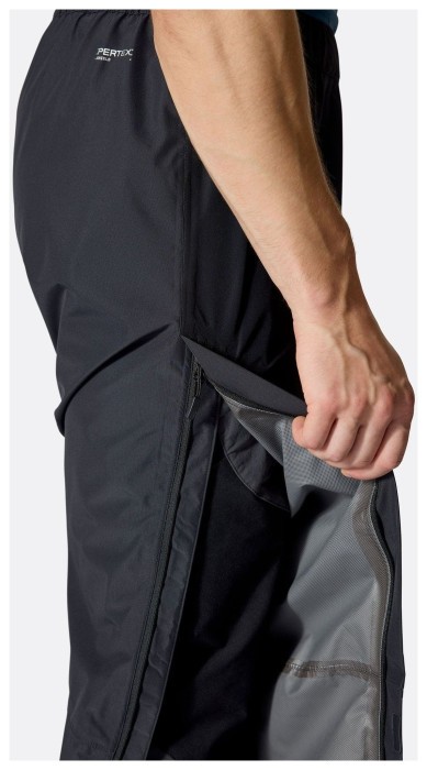 Штани чоловічі Rab Downpour Pants, Black, S, Regular