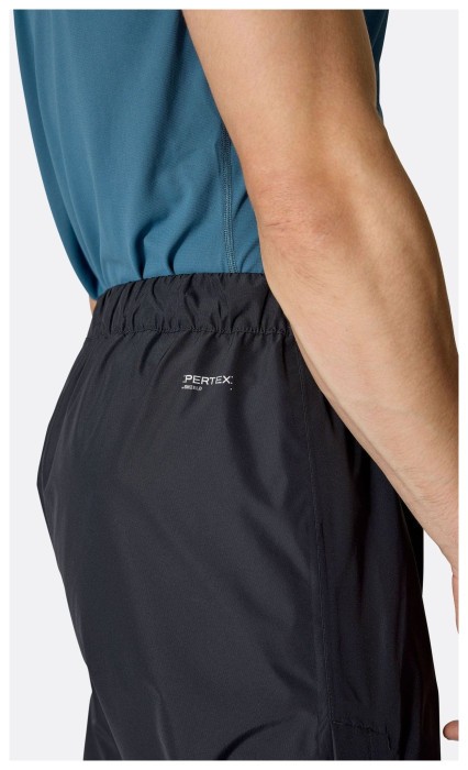 Штани чоловічі Rab Downpour Pants, Black, S, Regular