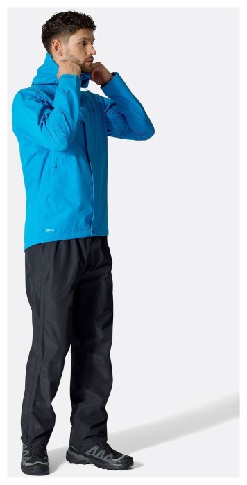Штани чоловічі Rab Downpour Pants, Black, S, Regular