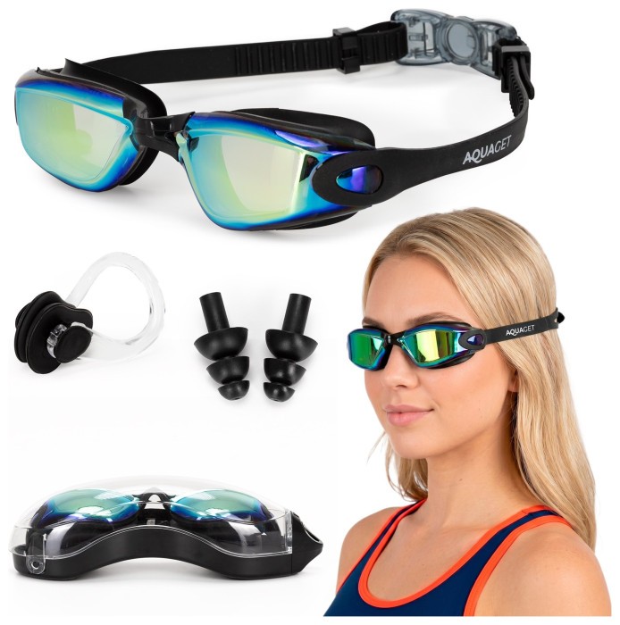 Окуляри для плавання Aquaget AQ0012 Black