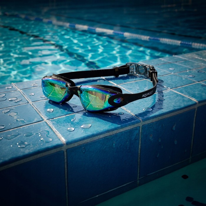 Окуляри для плавання Aquaget AQ0012 Black