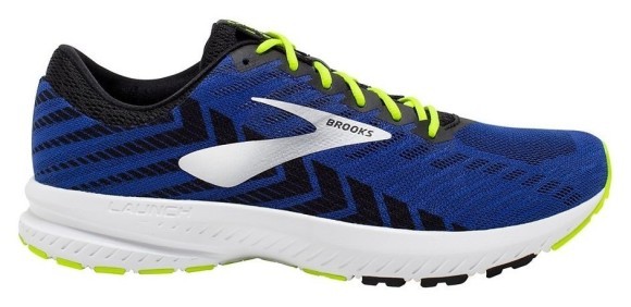 Кросівки чоловічі Brooks LAUNCH 6 M 43 (9.5US) Blue/black/nightlife (1102971D419), укр