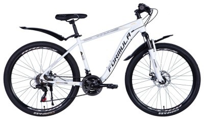 Велосипед ST 26&quot; Formula KOZAK AM DD рама- 17,5&quot; з крилом Pl 2024 (білий (м))