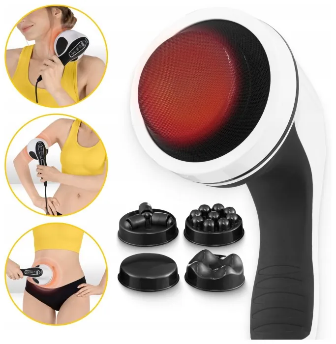 Ручний антицелюлітний масажер для тіла 4FIZJO Body Shaping 4 в 1 White (P-5907739319111)
