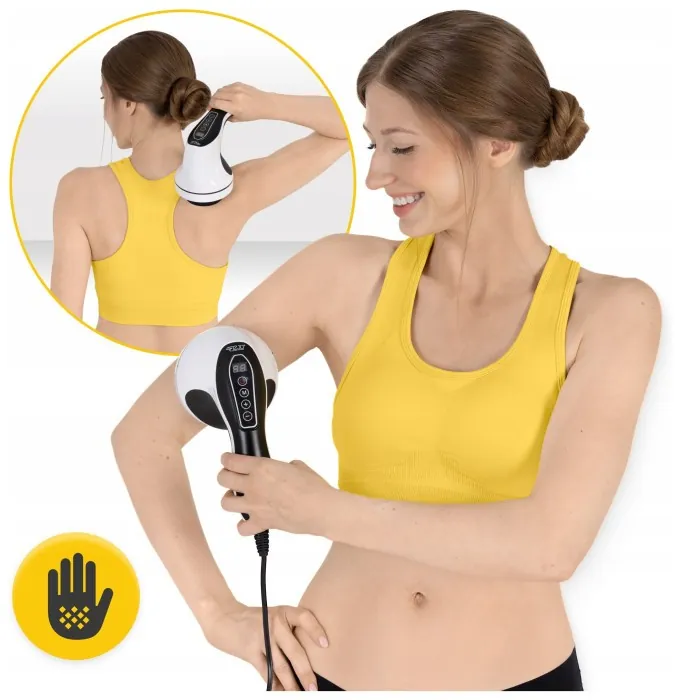 Ручний антицелюлітний масажер для тіла 4FIZJO Body Shaping 4 в 1 White (P-5907739319111)