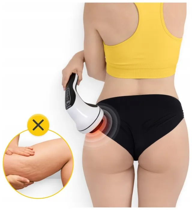 Ручний антицелюлітний масажер для тіла 4FIZJO Body Shaping 4 в 1 White (P-5907739319111)