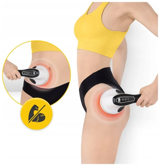 Ручний антицелюлітний масажер для тіла 4FIZJO Body Shaping 4 в 1 White (P-5907739319111)