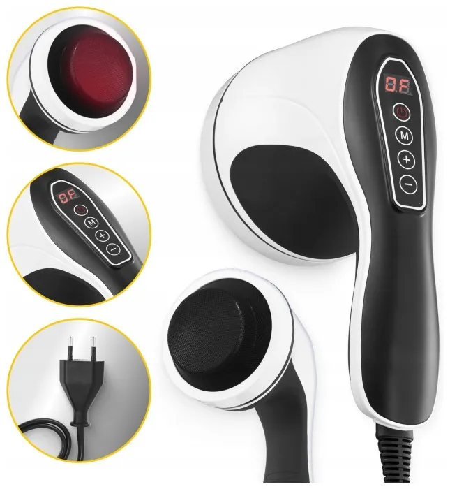 Ручний антицелюлітний масажер для тіла 4FIZJO Body Shaping 4 в 1 White (P-5907739319111)