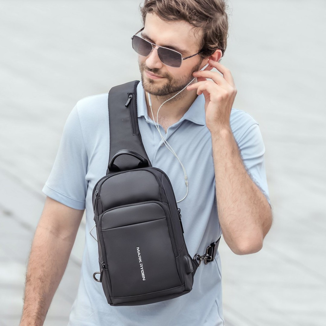 Рюкзак з одною лямкою Mark Ryden MiniMax MR7618 Black