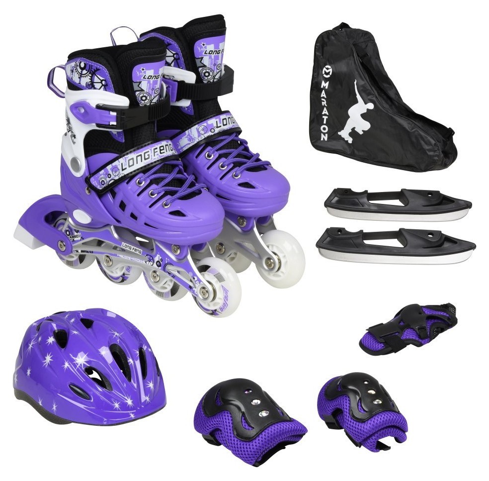 Набір 2in1 Maraton Ice S (31-34) purple (Purple), укр, укр