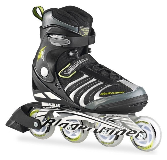 Роликові коньки для дорослих Bladerunner FORMULA 82 M 40.5 (8US) 260мм Black/green (0T500400 T83), укр