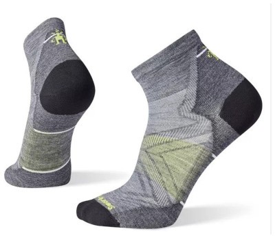 Носки мужские Smartwool Run Zero Cushion Ankle, Medium Gray, L