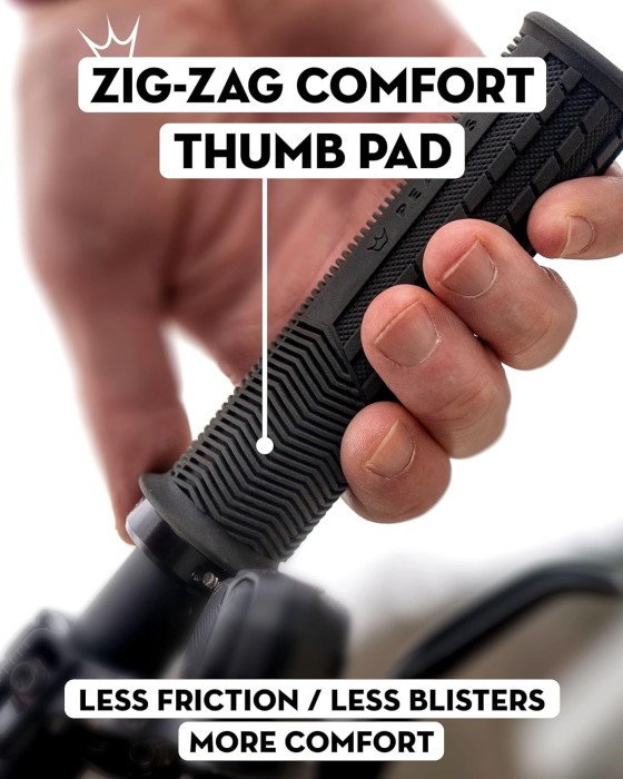 Грипсы Peaty's Monarch Grip, Thin 30>32mm, Knurl Race Control, Gum