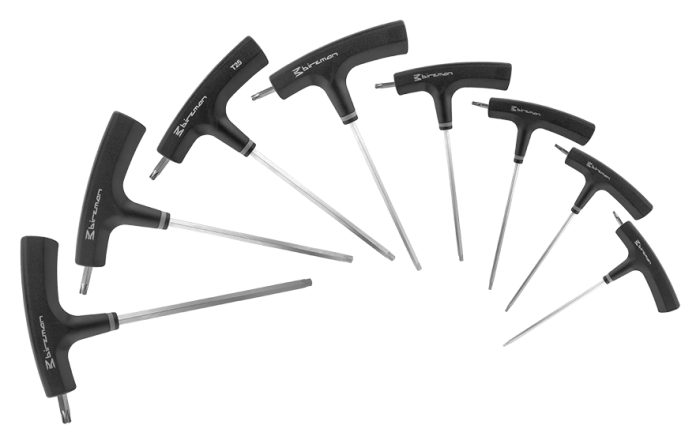Набір Т-подібних ключів Torx  Birzman / з підставкою BirzmanT-Bar Set